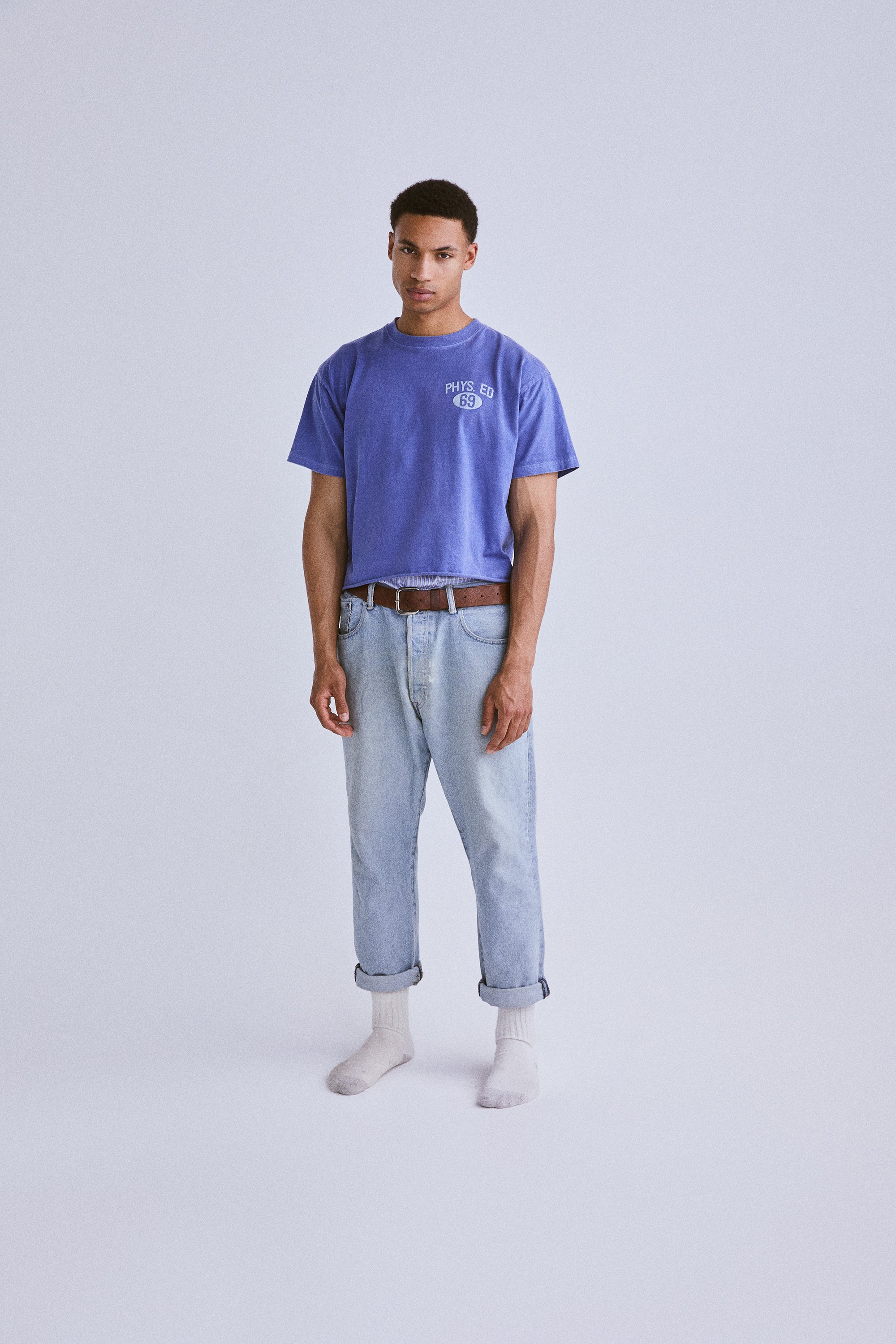 PHYS ED CROPPED TEE