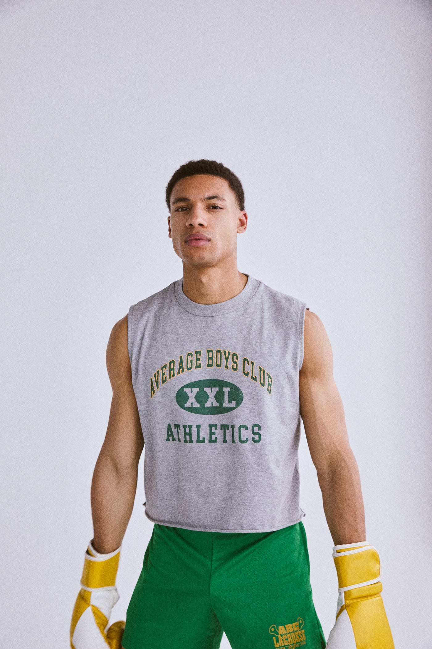 XXL Cropped Tank | Grey