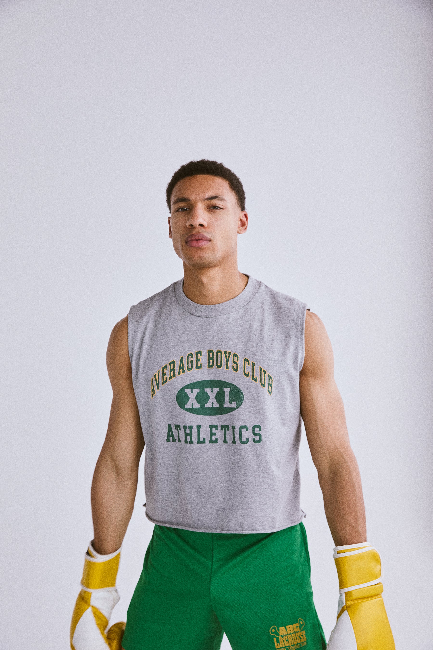 XXL Cropped Tank | Grey