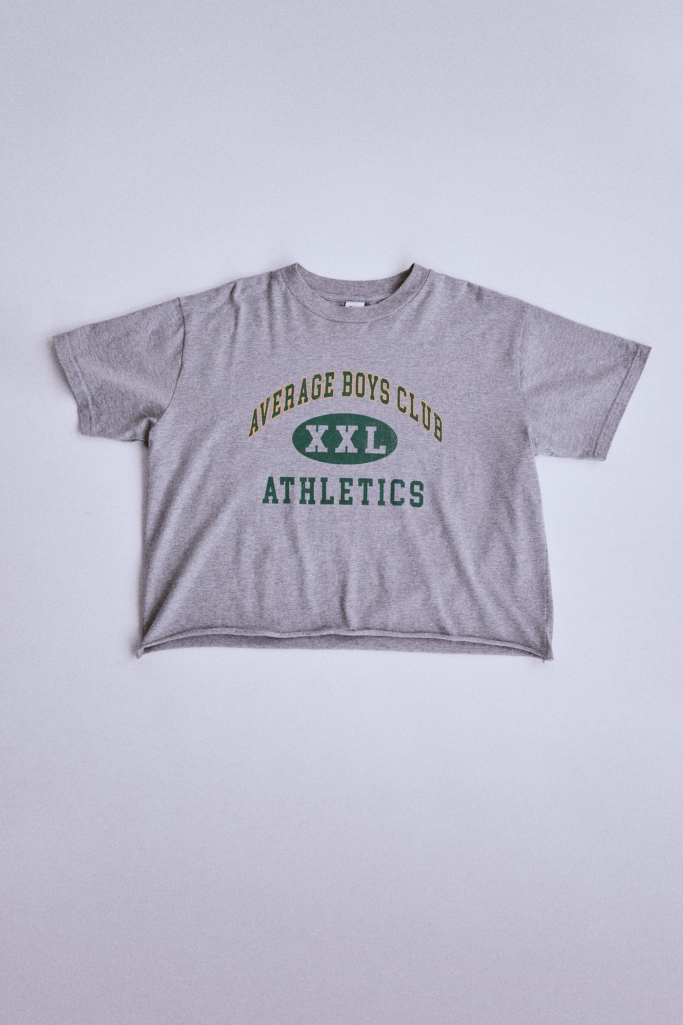 XXL Cropped Tee | Grey