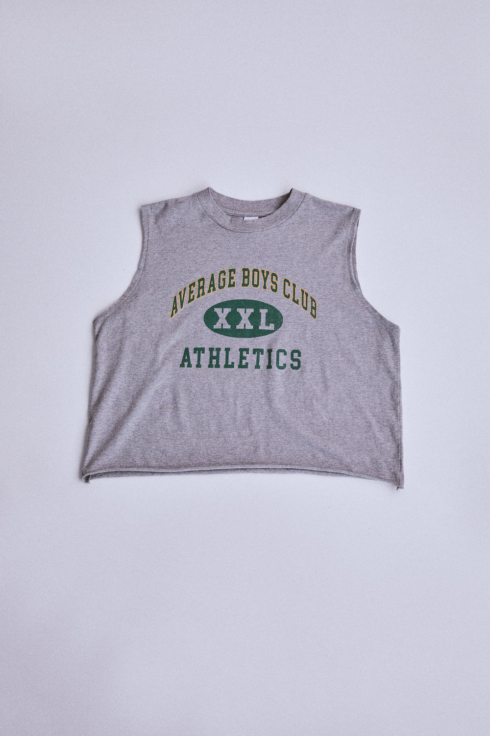 XXL Cropped Tank | Grey