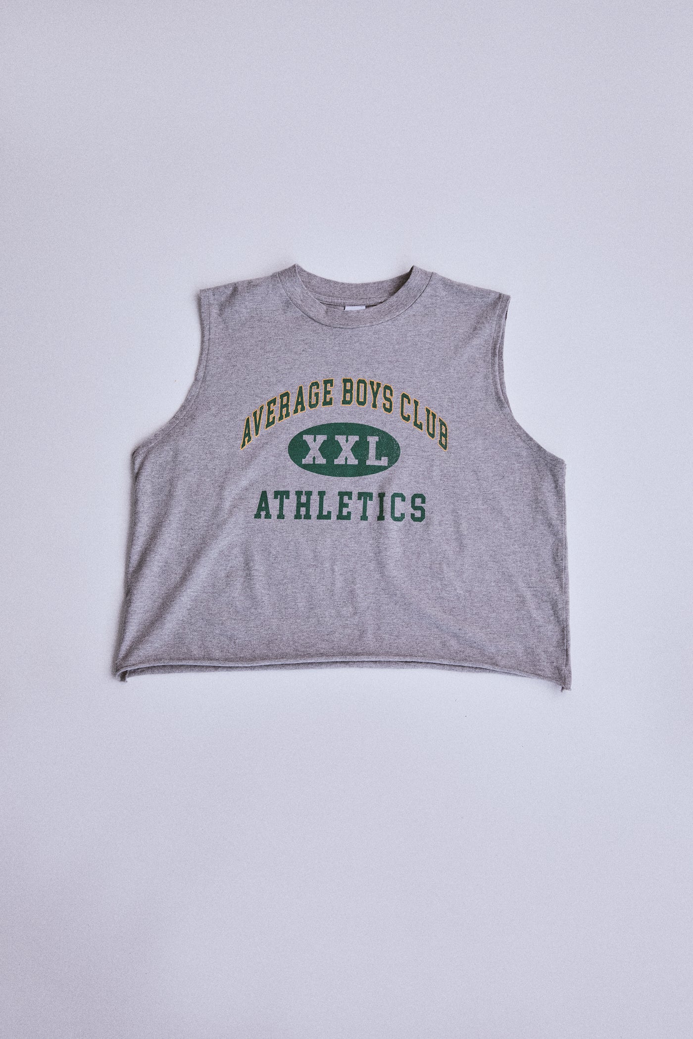 XXL Cropped Tank | Grey