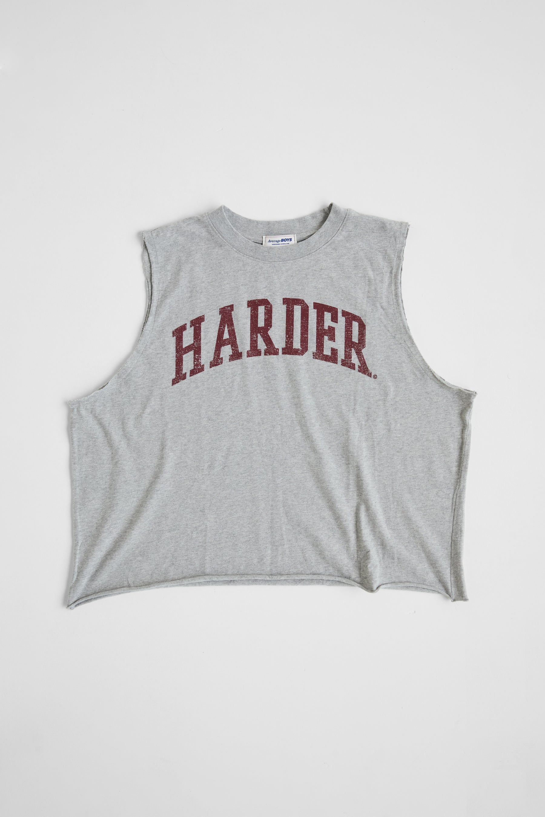 Harder Cropped Tank | Grey
