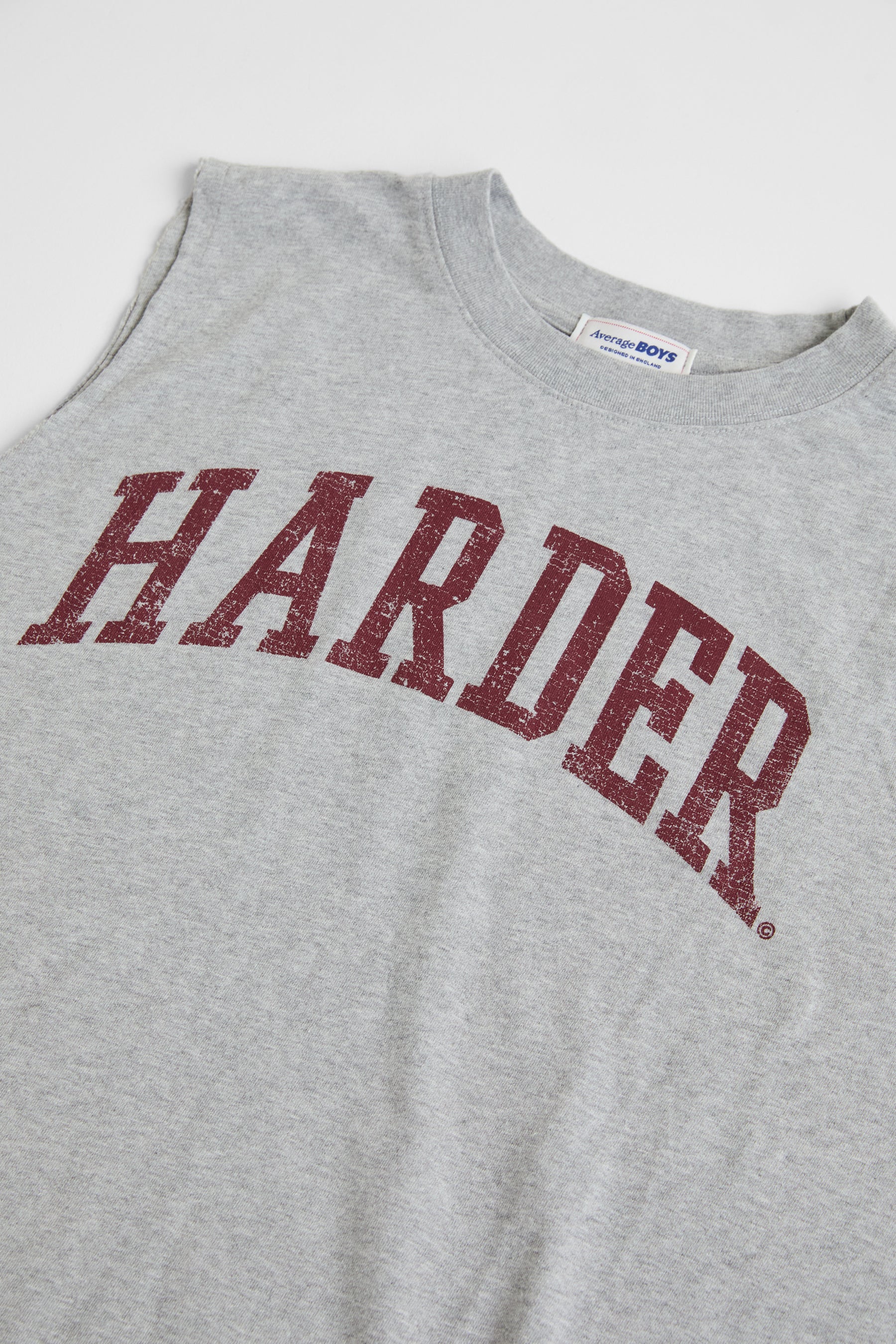 Harder Cropped Tank | Grey