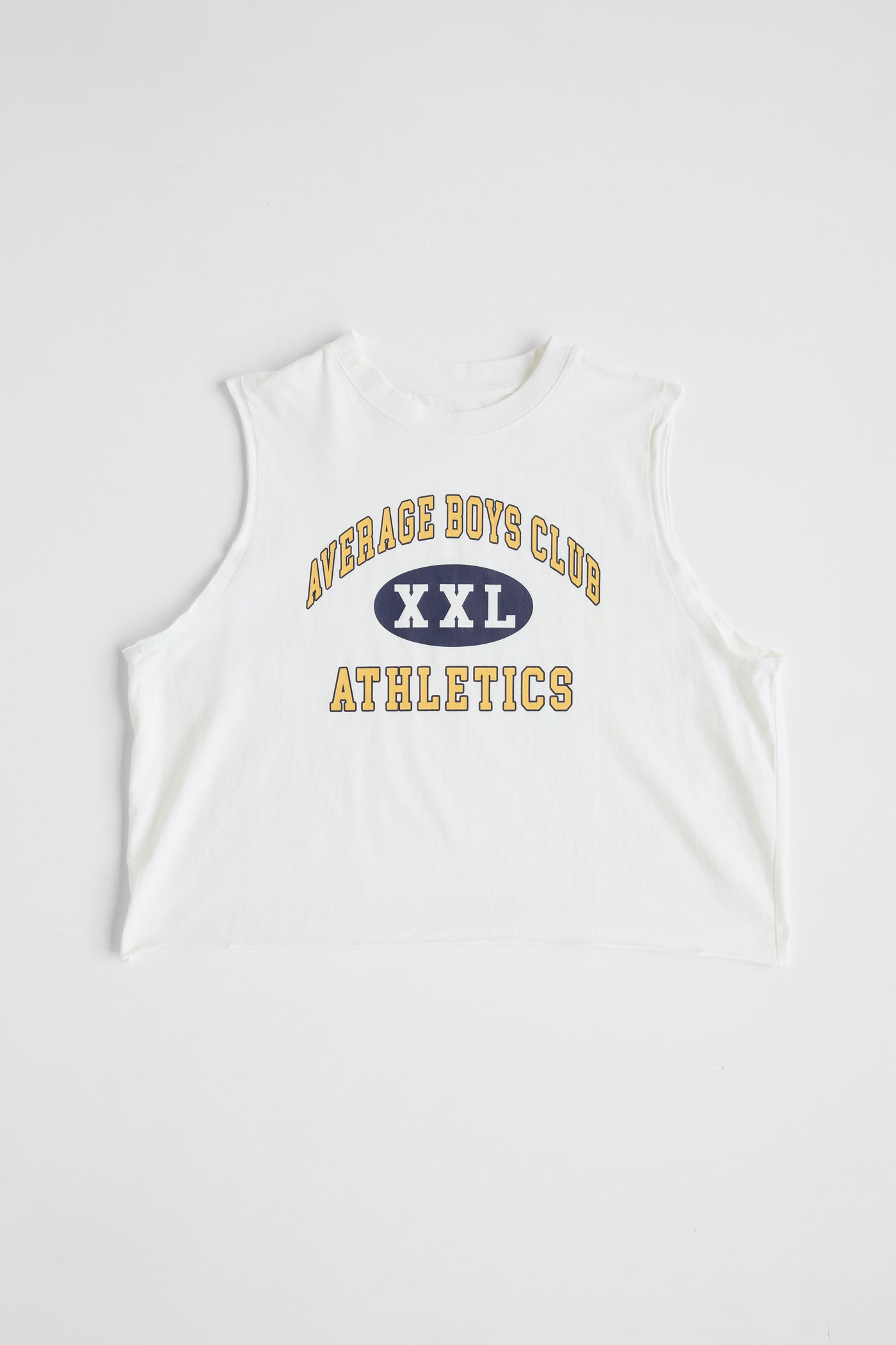 XXL Cropped Tank | White
