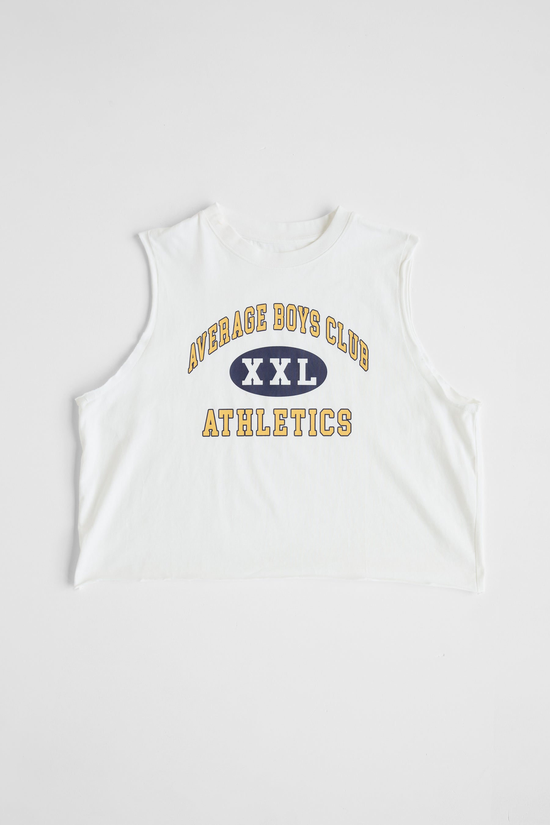 XXL Cropped Tank | White