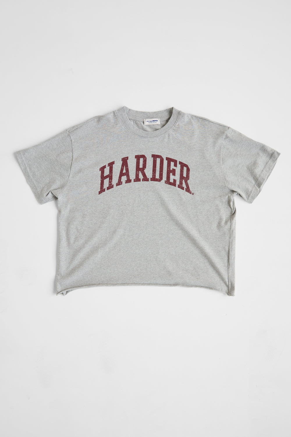Harder Cropped Tee | Grey