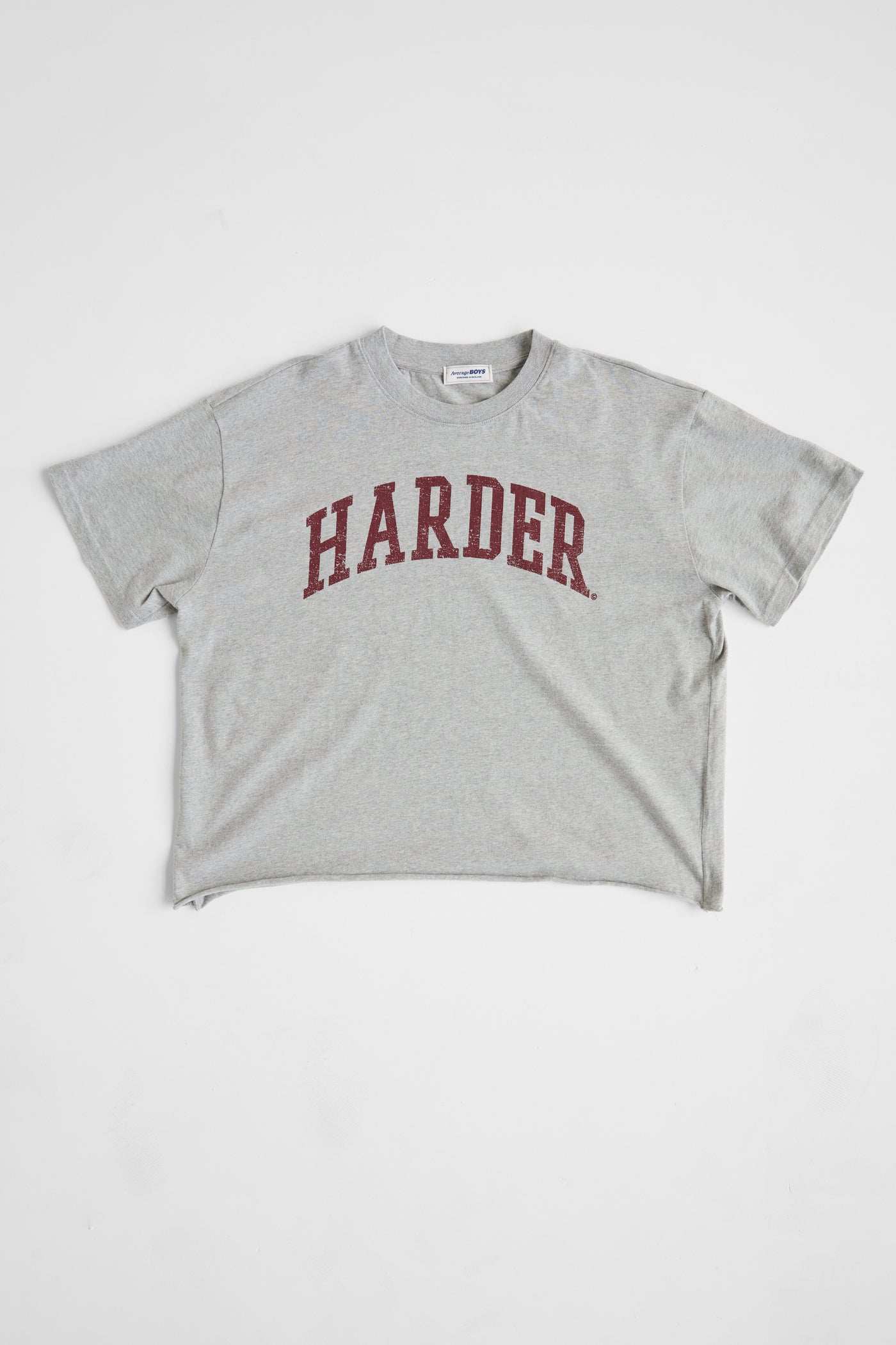 Harder Cropped Tee | Grey