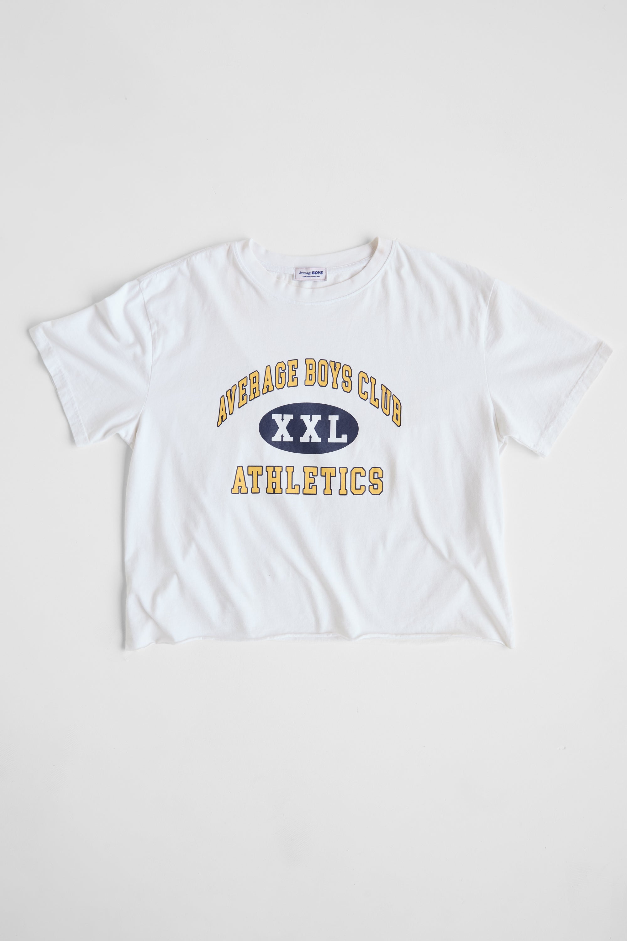 XXL Cropped Tee | White