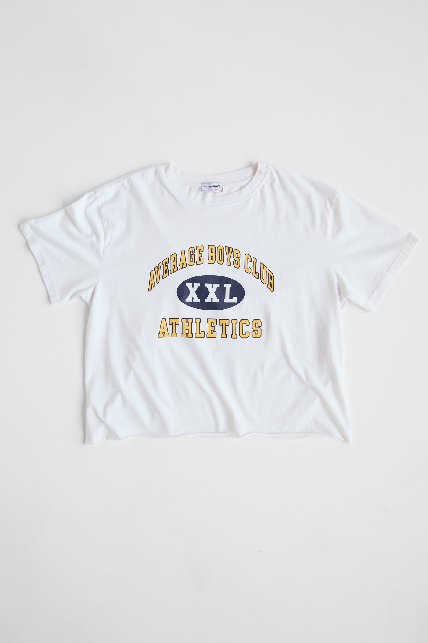 XXL Cropped Tee | White