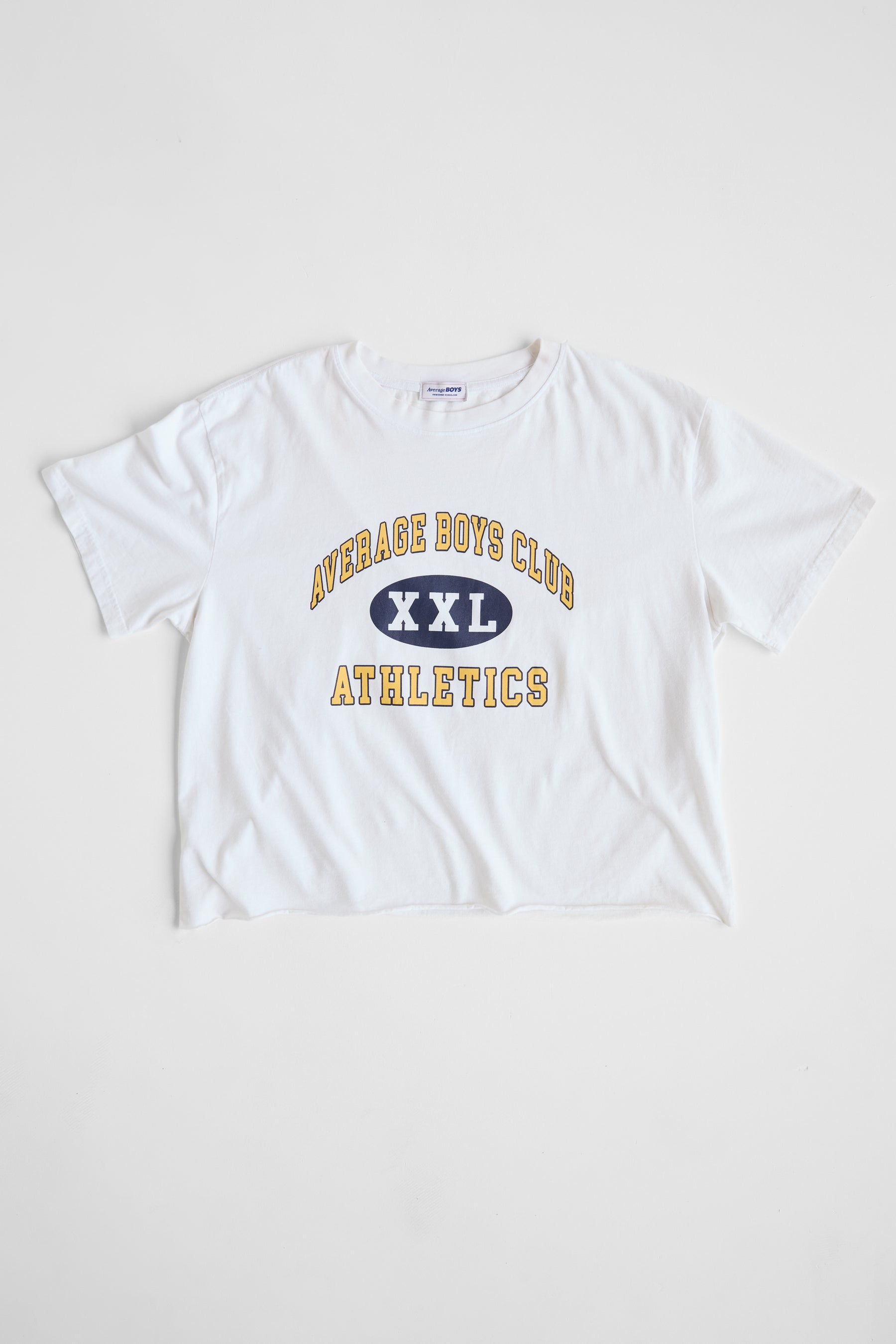 XXL Cropped Tee | White