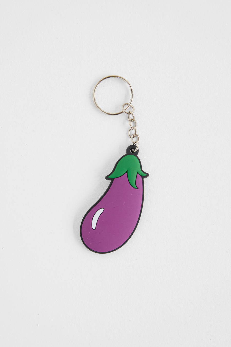 Eggplant Key Ring