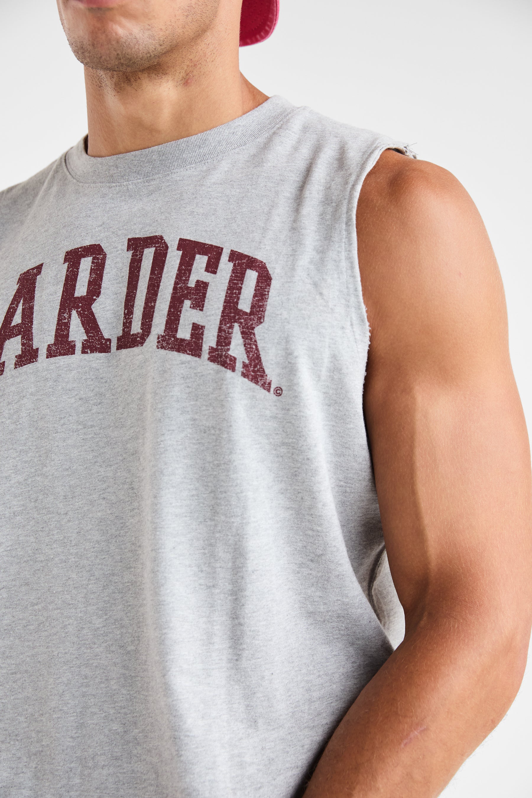 Harder Cropped Tank | Grey