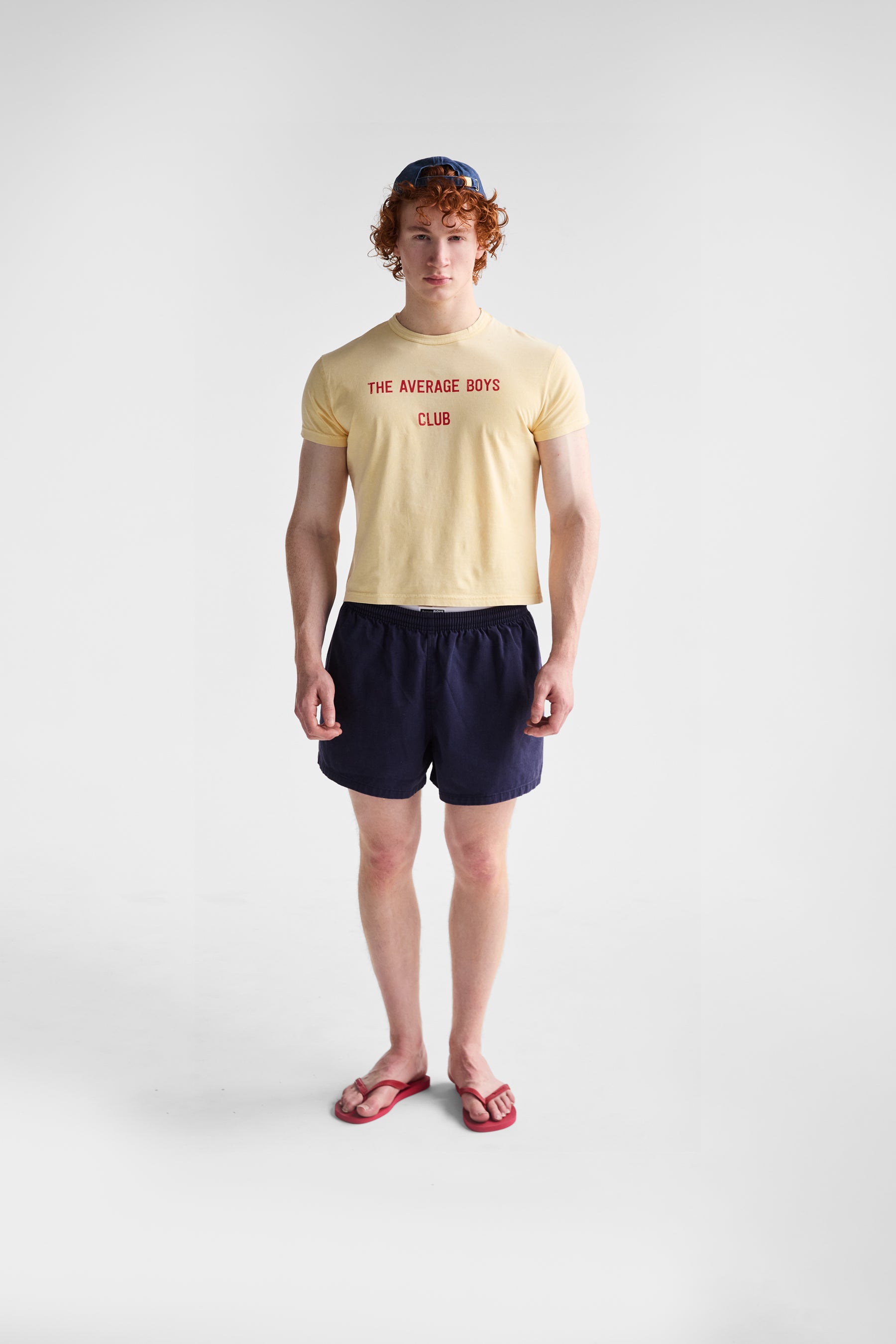 Average Boys Club Baby Tee | Yellow