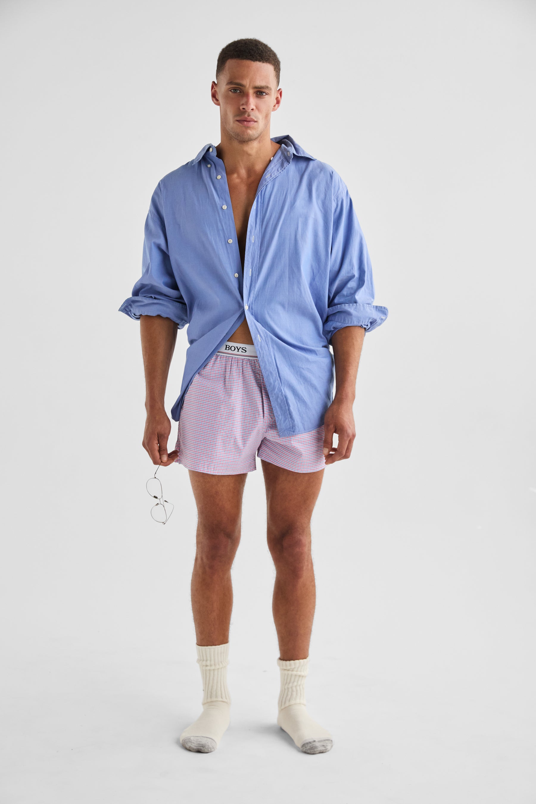Farmer Plaid Boxers | Red