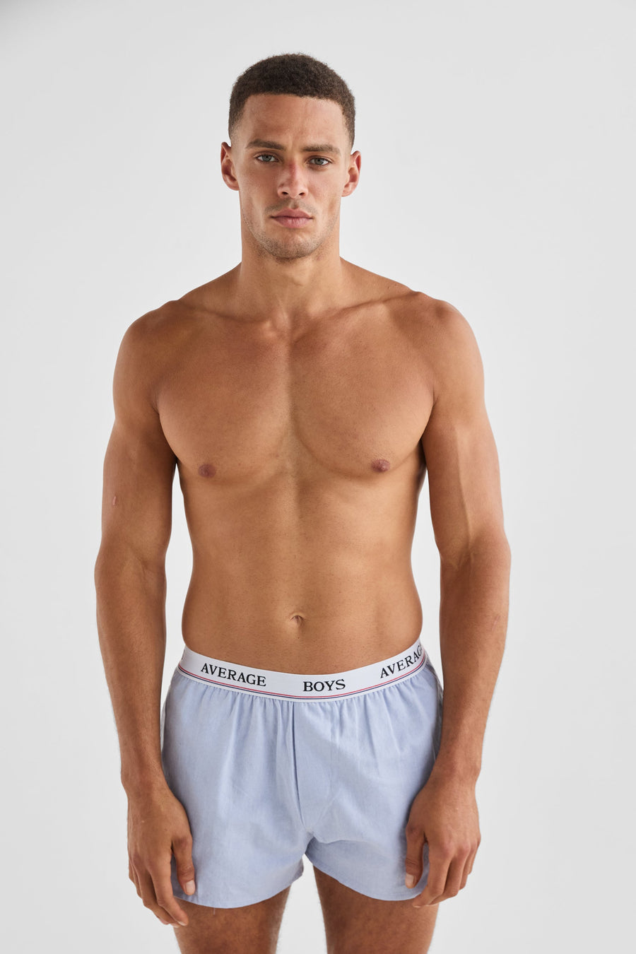Blue Oxford Boxers