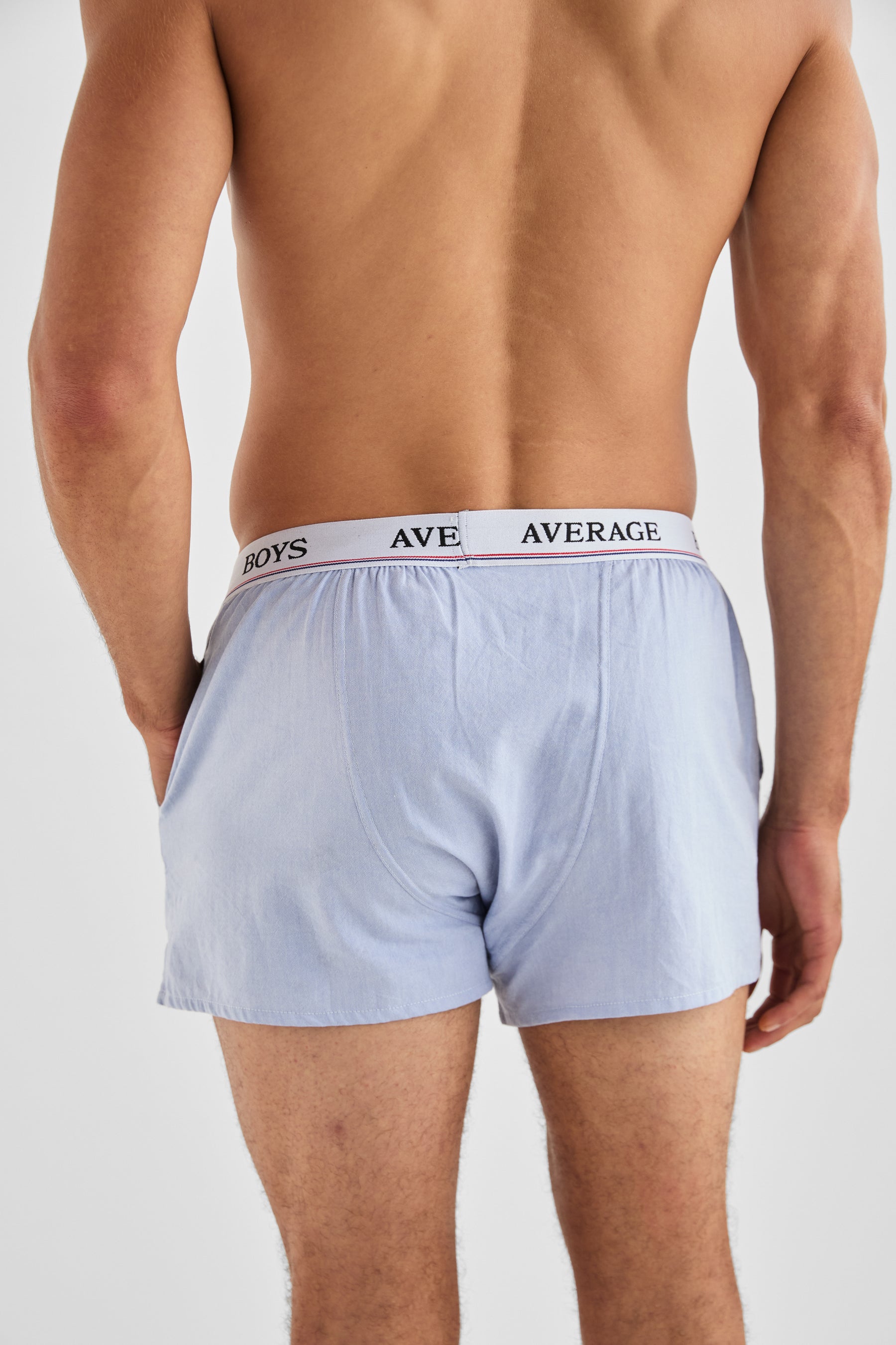 Blue Oxford Boxers