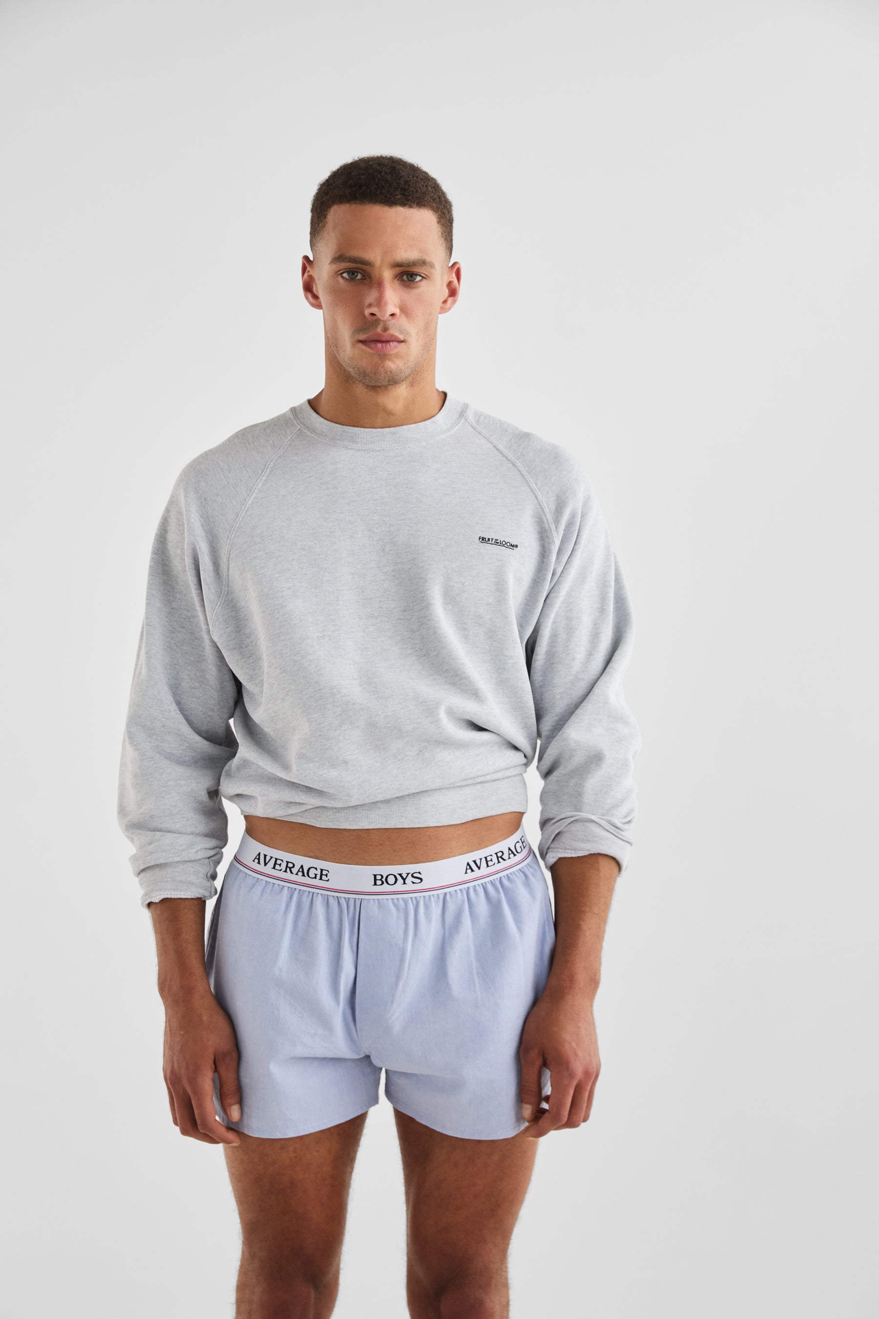 Blue Oxford Boxers