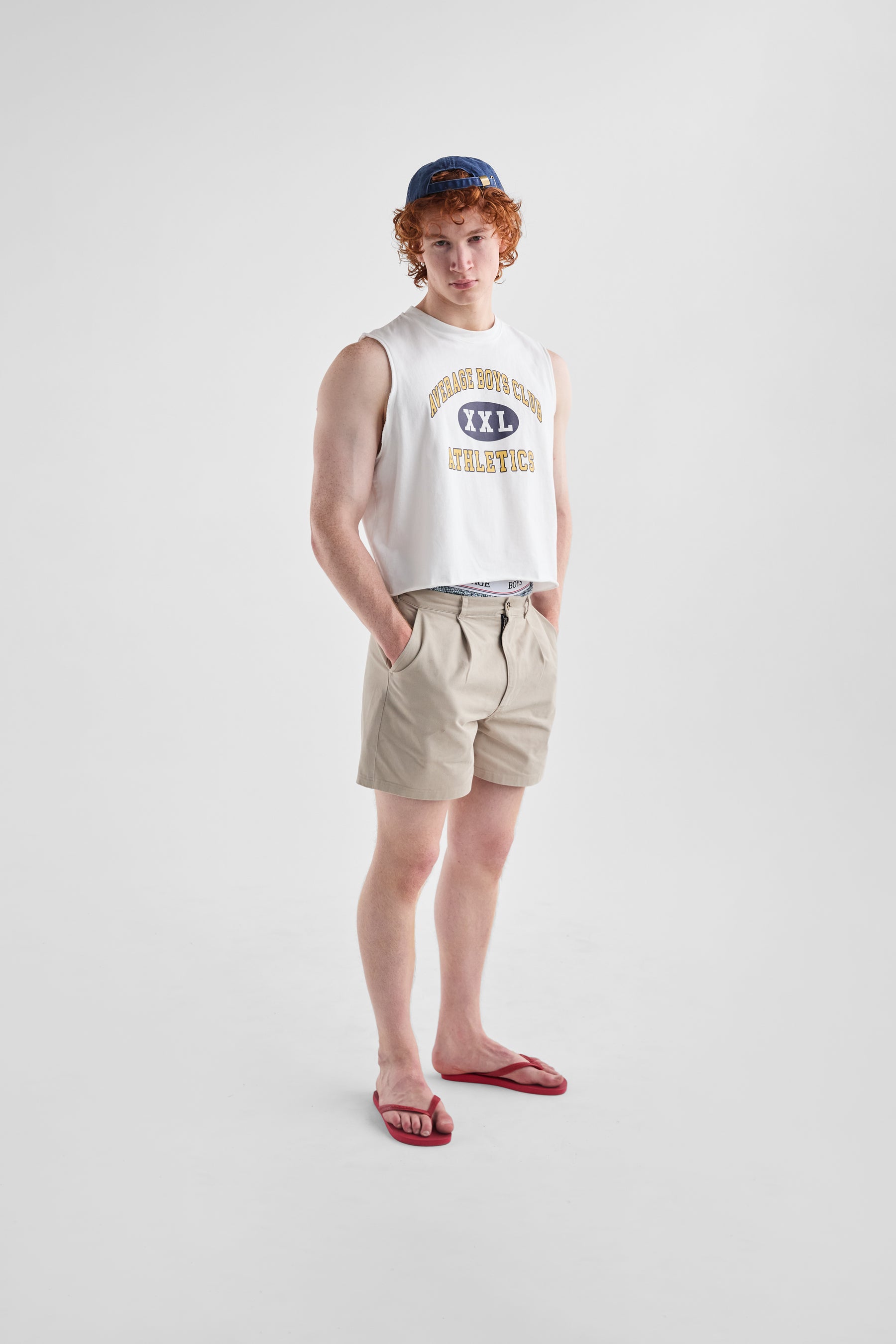 XXL Cropped Tank | White