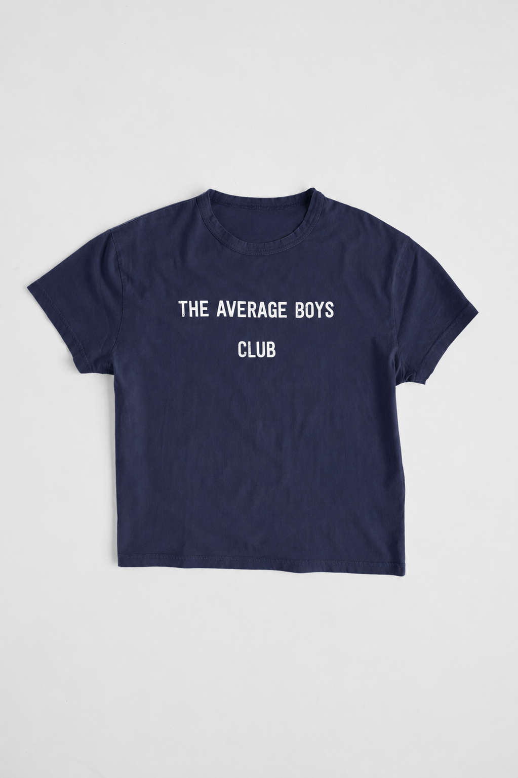 Average Boys Club Baby Tee | Navy